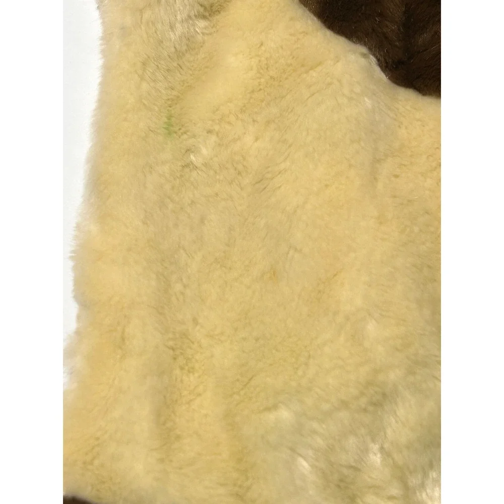 Carstens Plush Longhorn Cow Rug Nursery Baby Play Mat Decor Blanket Brown Cream